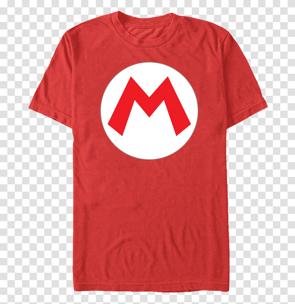 Mario Logo T Shirt Mario Logo T Shirt Transparent Png