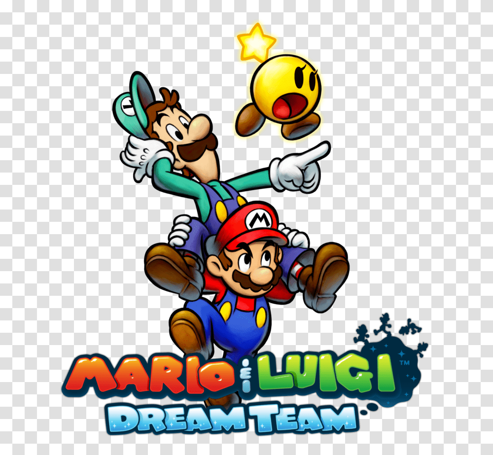 Mario Luigi Dream Team, Super Mario Transparent Png