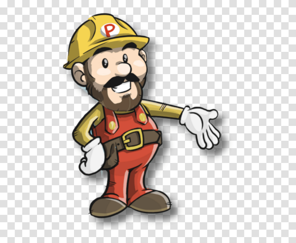 Mario Maker Cartoon, Helmet, Apparel, Toy Transparent Png