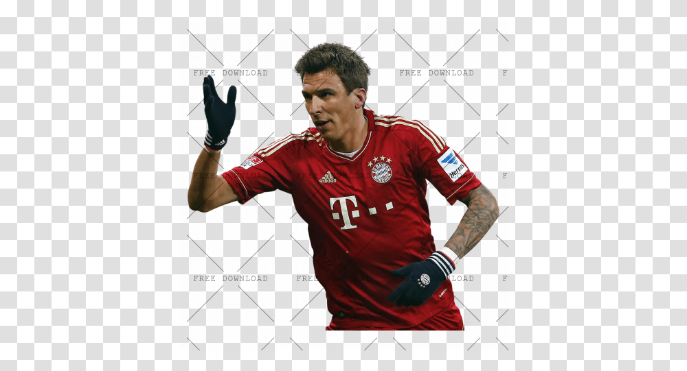 Mario Mandzukic Am Image With Soccer Player, Clothing, Person, People, Sport Transparent Png