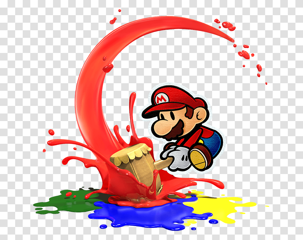 Mario Mario Bros Color Splash, Poster, Advertisement, Super Mario, Diwali Transparent Png