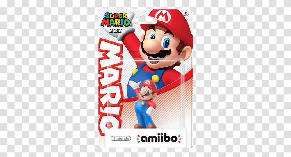 Mario Mario Super Mario Amiibo Figure, Person, Human, Toy Transparent Png