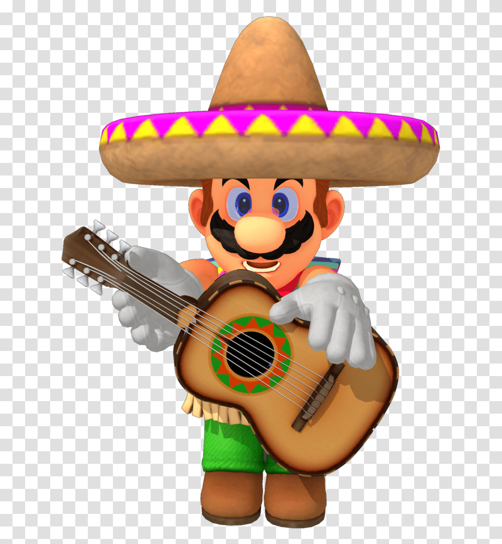 Mario Mexican Download Mexican Mario Bros, Apparel, Guitar, Leisure Activities Transparent Png
