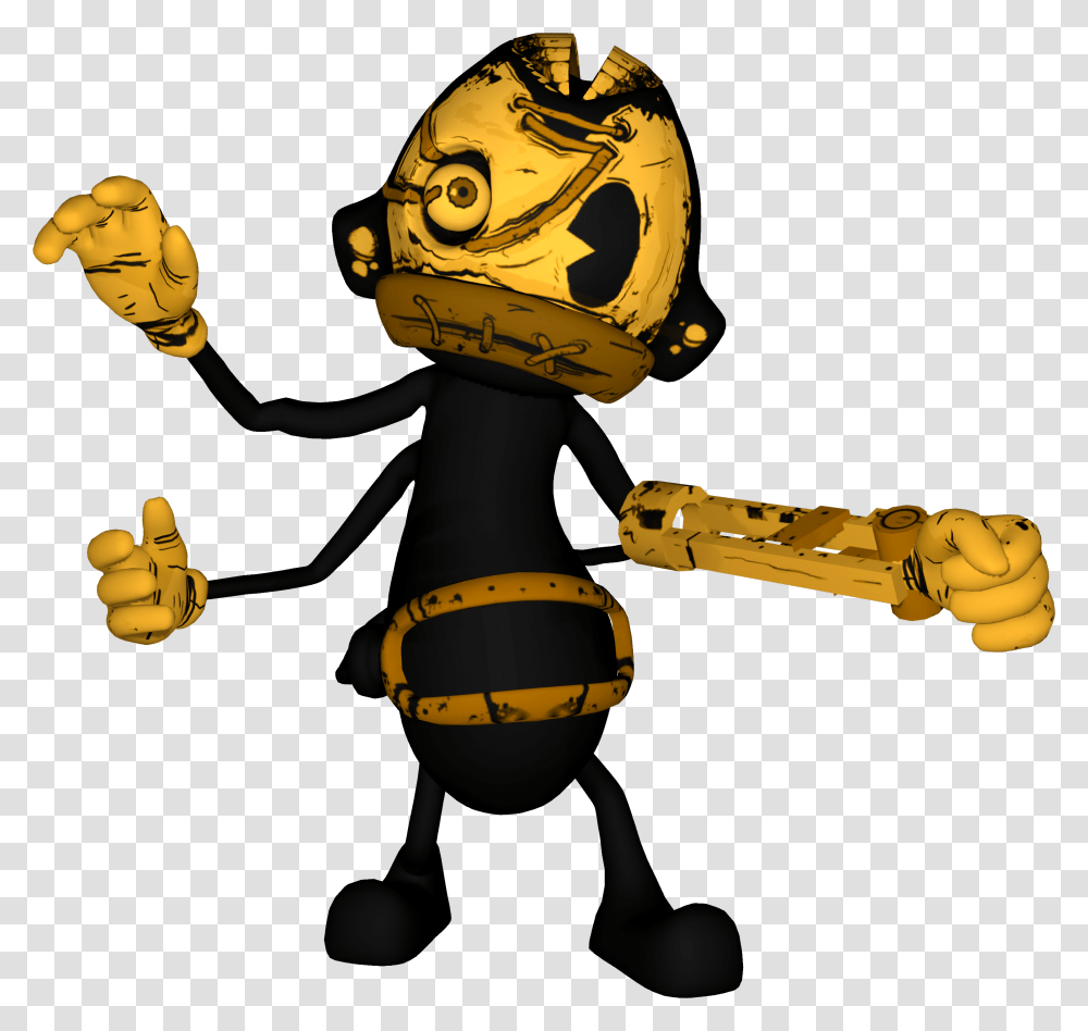 Mario Muffet Adventures Wikia Bendy And The Ink Machine Striker, Hand, Toy, Fist, Robot Transparent Png