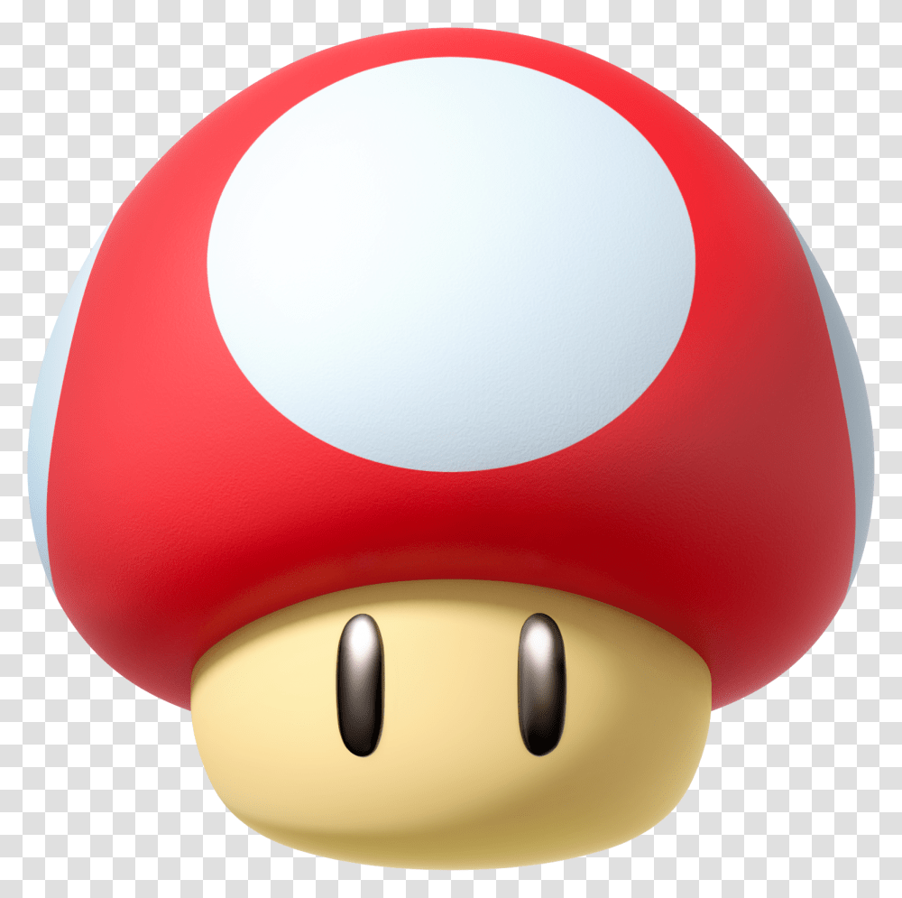Mario Mushroom Image, Balloon, Plant, Food, Figurine Transparent Png