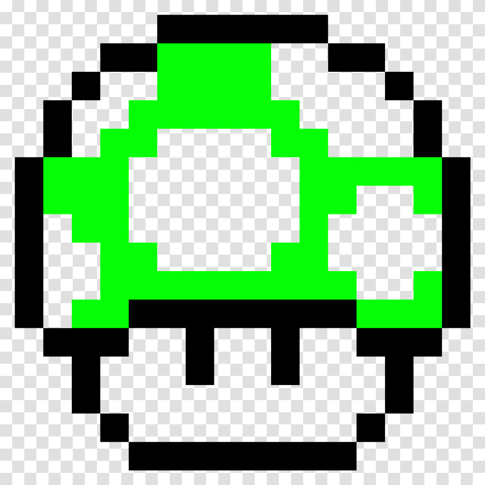 Mario Mushroom Pixel Super Mario Mushroom, First Aid Transparent Png