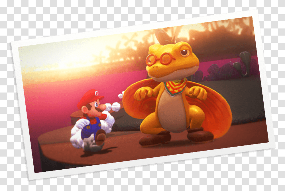 Mario Odyssey Flying Lizard, Super Mario, Toy Transparent Png