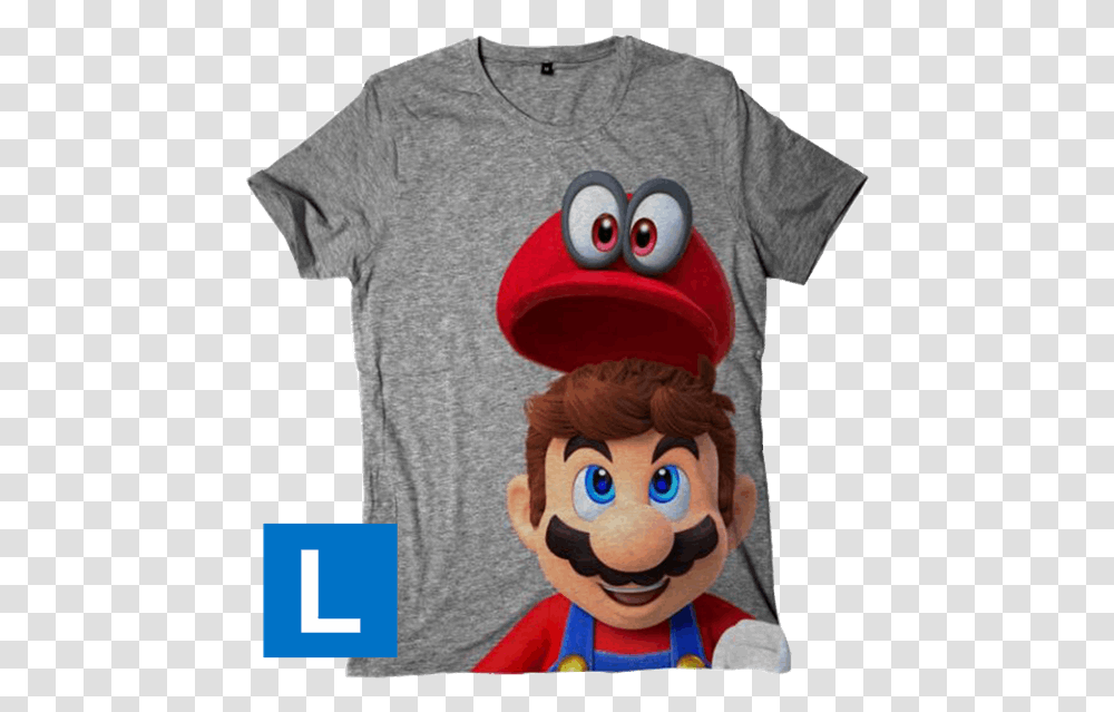 Mario Odyssey Super Mario Odyssey Ost, Apparel, T-Shirt, Toy Transparent Png