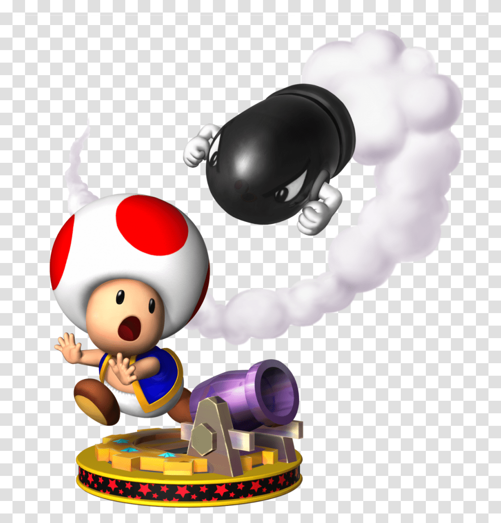 Mario Party 5 Toad Official Artwork Bullet Bill Super Mario Bill Blaster, Food, Figurine, Toy, Performer Transparent Png