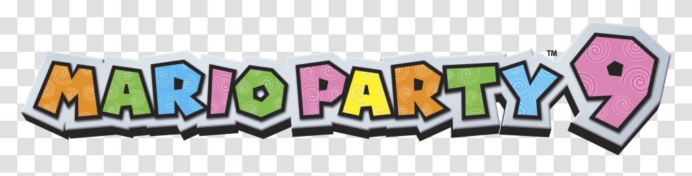 Mario Party 9 Logo, Alphabet, Word Transparent Png