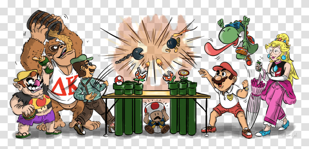 Mario Party Live Final Illustration Cartoon, Comics, Book, Person, Human Transparent Png