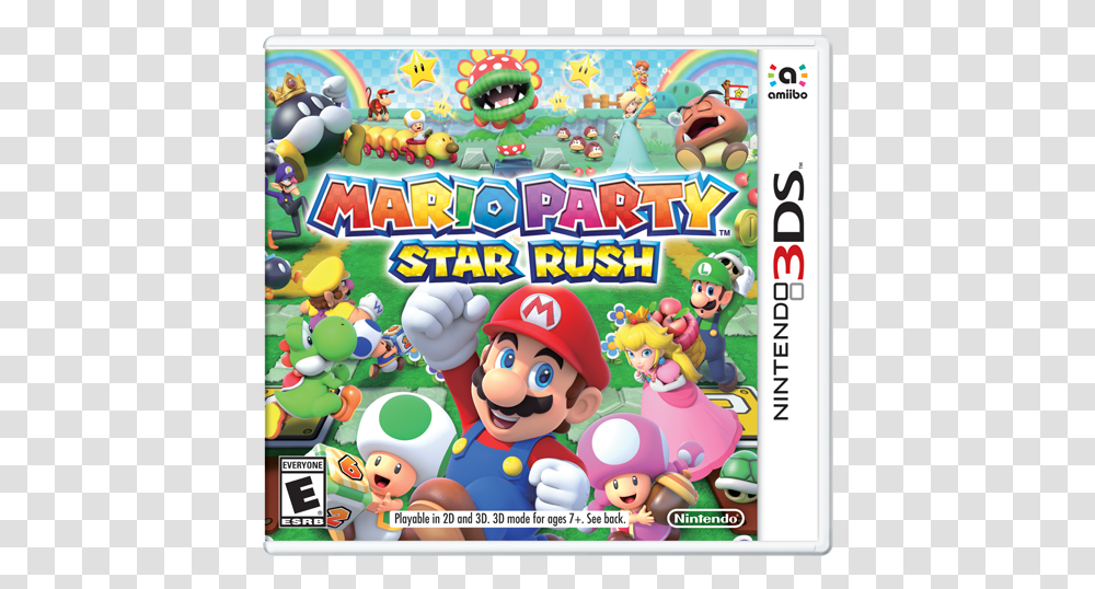 Mario Party Star Rush, Super Mario Transparent Png