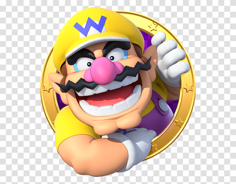 Mario Party Star Rush Wario, Performer, Person, Human, Clown Transparent Png