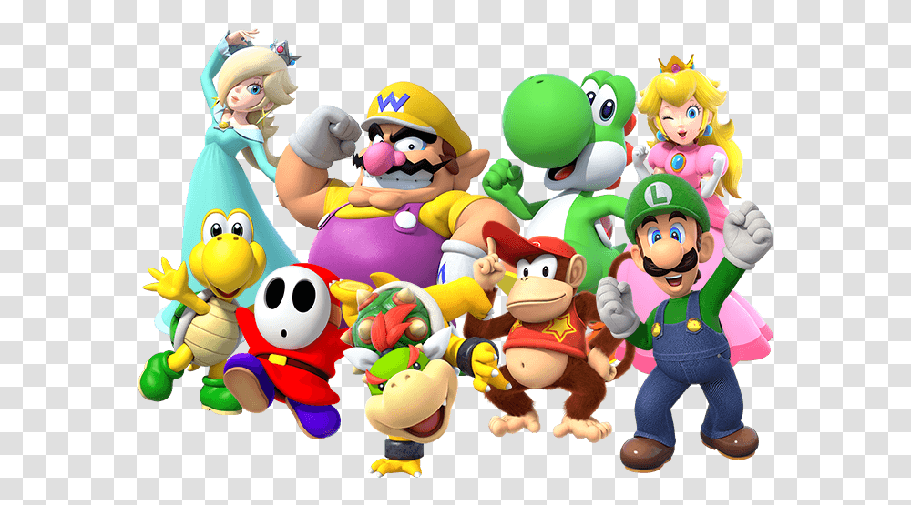 Mario Party Super Mario Characters Svg, Person, Human, Toy Transparent Png