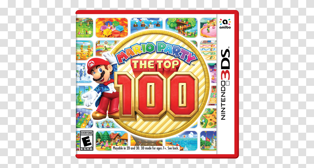Mario Party The Top 100 Box Art, Super Mario Transparent Png