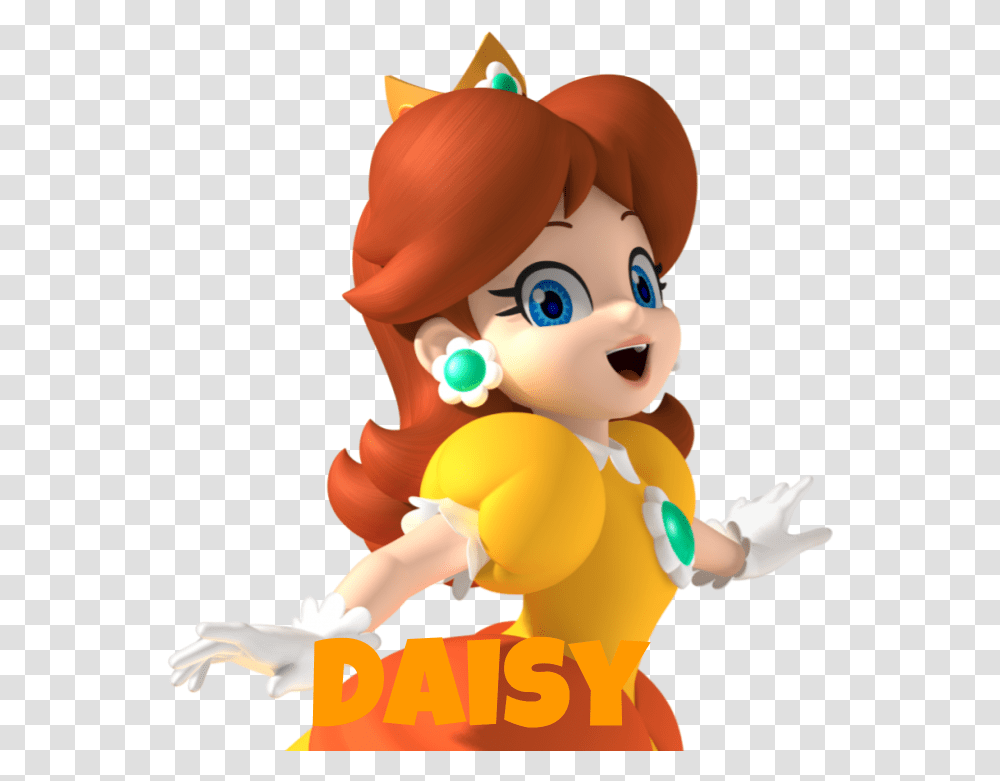 Mario Party Top 100 Daisy Download Princess Daisy, Person, Human, Toy, Figurine Transparent Png