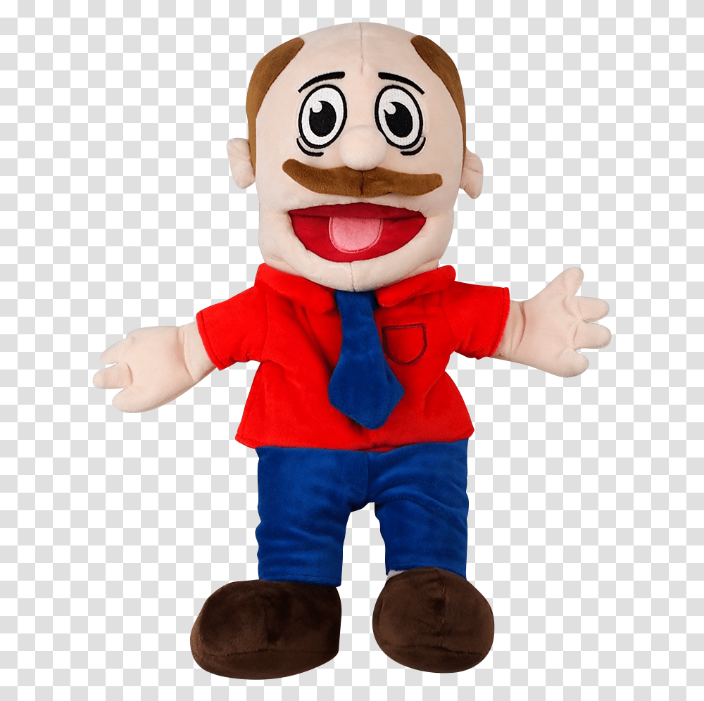 Mario Puppet Sml Merch, Toy, Person, Human, Doll Transparent Png