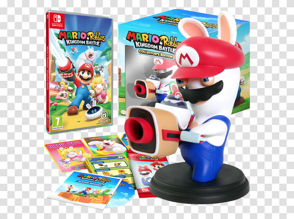Mario Rabbids Kingdom Battle Collector's Edition, Super Mario, Toy Transparent Png