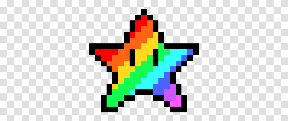 Mario Rainbow Star Mario Bros Pixel Art, Plant, Tree, Triangle, Star Symbol Transparent Png