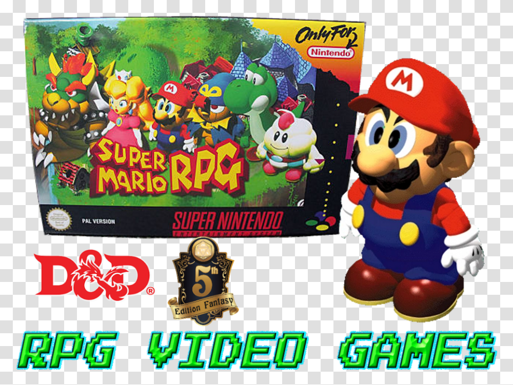 Mario Rpg Dnd 5e Mario Dungeons Amp Dragons, Super Mario, Toy Transparent Png