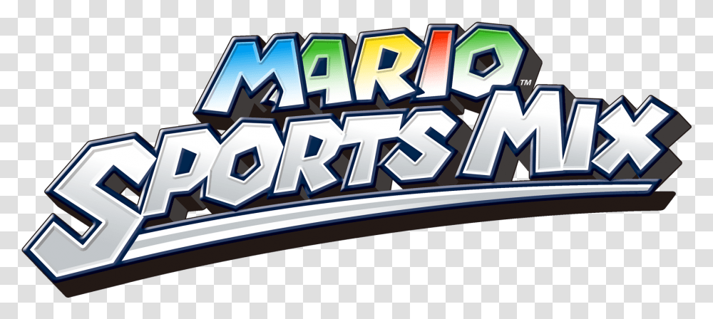 Mario Sports Mix Logo, Skin, Meal, Food Transparent Png