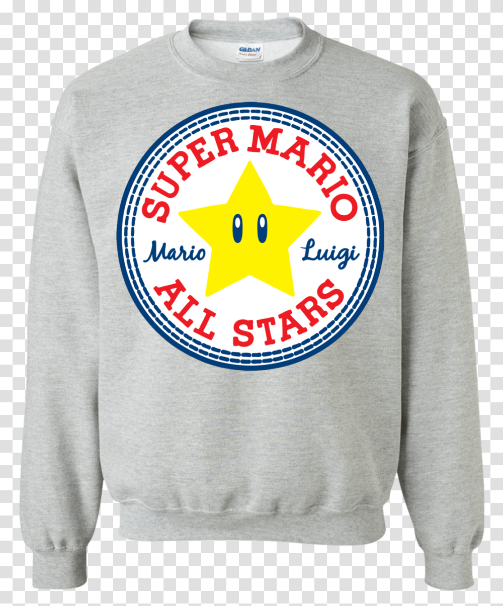 Mario Star, Apparel, Sweater, Sweatshirt Transparent Png