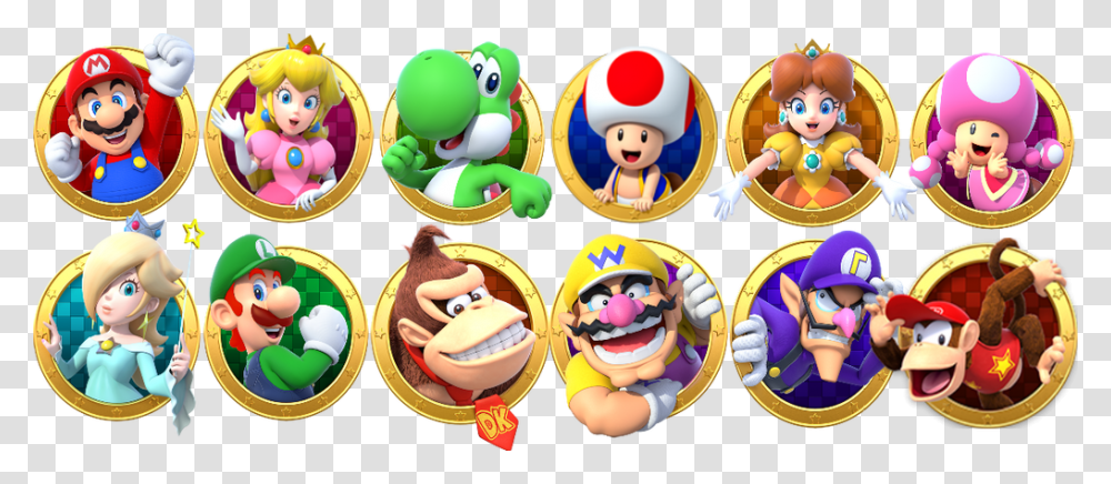Mario Star Mario Party Star Rush Characters, Food, Super Mario, Dessert, Toy Transparent Png