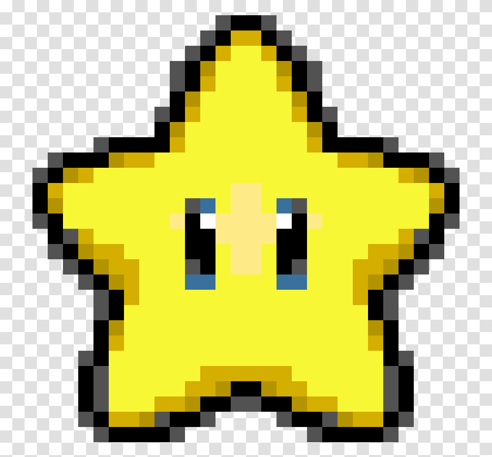 Mario Star Pixel 7 Image Capitan Burger, Pac Man Transparent Png