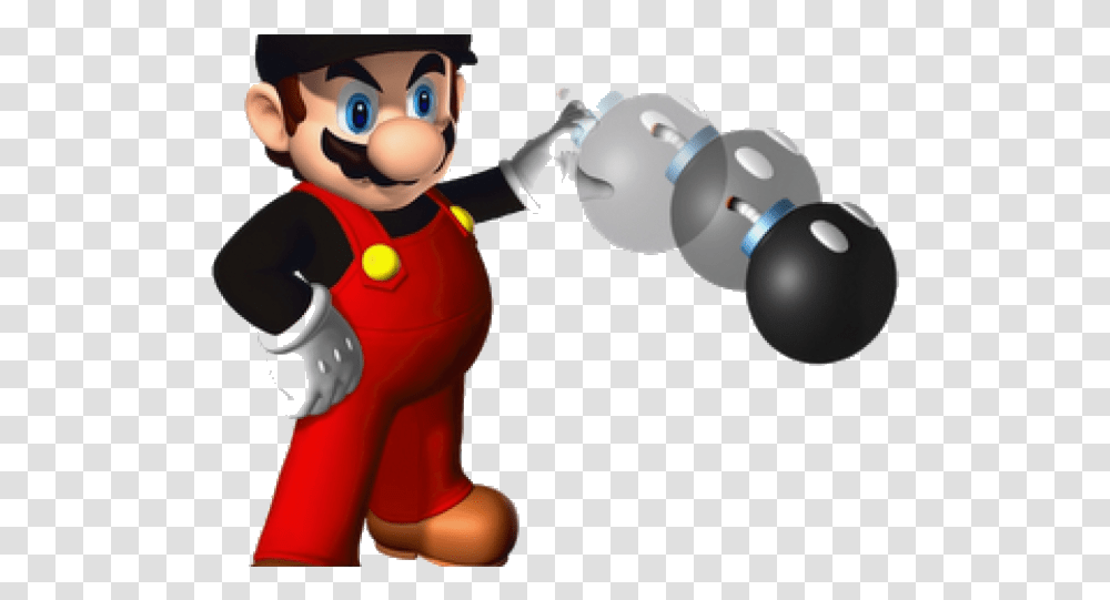 Mario Super Clipart Red New Bros Wii De Sonic Mario's Boxing Bomb, Person, Human, Super Mario, Toy Transparent Png
