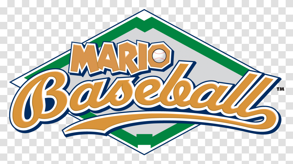 Mario Superstar Baseball Logo Mario Superstar Baseball Mario Superstar Baseball, Food, Text, Candy, Meal Transparent Png