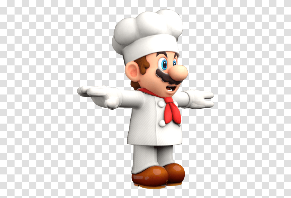 Mario T Pose, Person, Human, Chef Transparent Png
