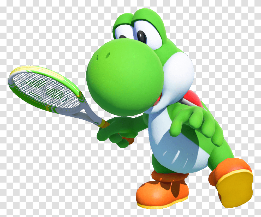 Mario Tennis Aces Download Image Mario Tennis Aces Yoshi, Toy, Racket, Tennis Racket, Sport Transparent Png