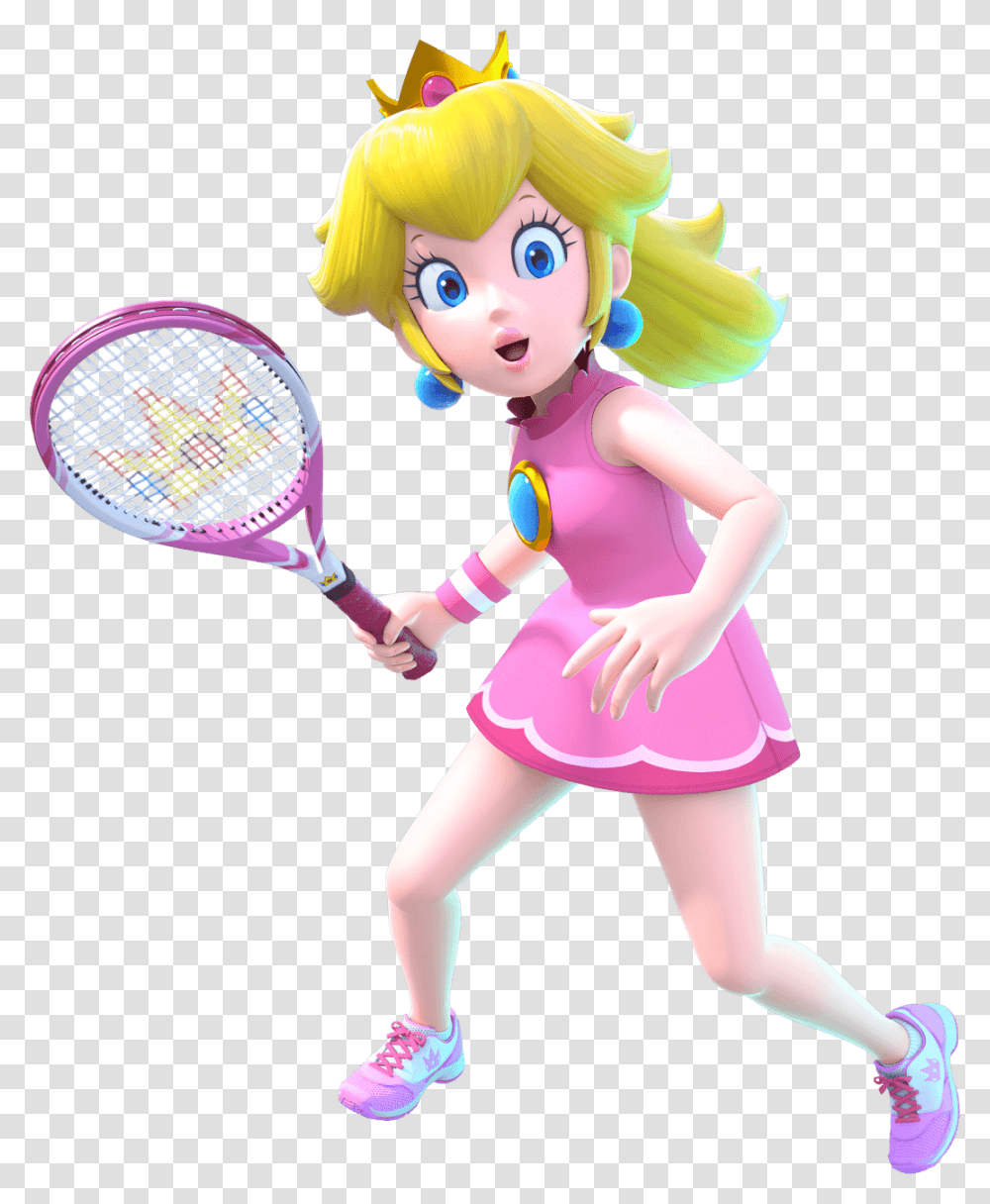 Mario Tennis Aces File Peach Mario Tennis Aces, Person, Human, Tennis Racket, Sport Transparent Png