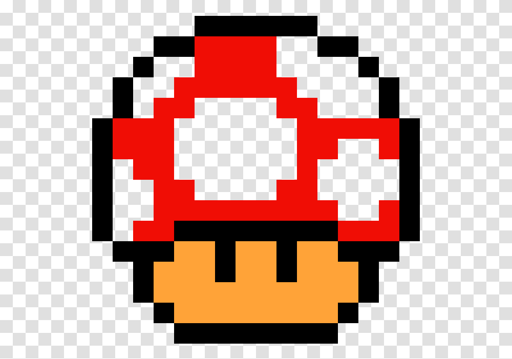 Mario Toad Pixel Art, First Aid, Pac Man, Pillow, Cushion Transparent Png