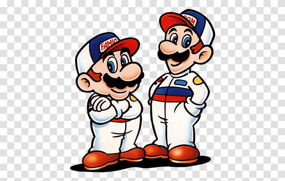 Mario & Luigi With The '3d Hot Rally' Car From Famicom Famicom Grand Prix Ii 3d Hot Rally, Super Mario Transparent Png