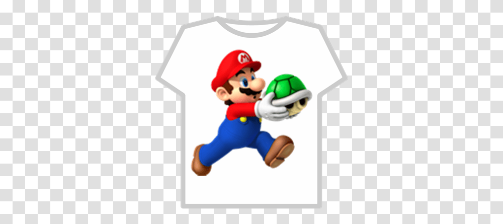Mario & Turtle Shell Roblox New Super Mario Bros Wii, Person, Human,  Transparent Png