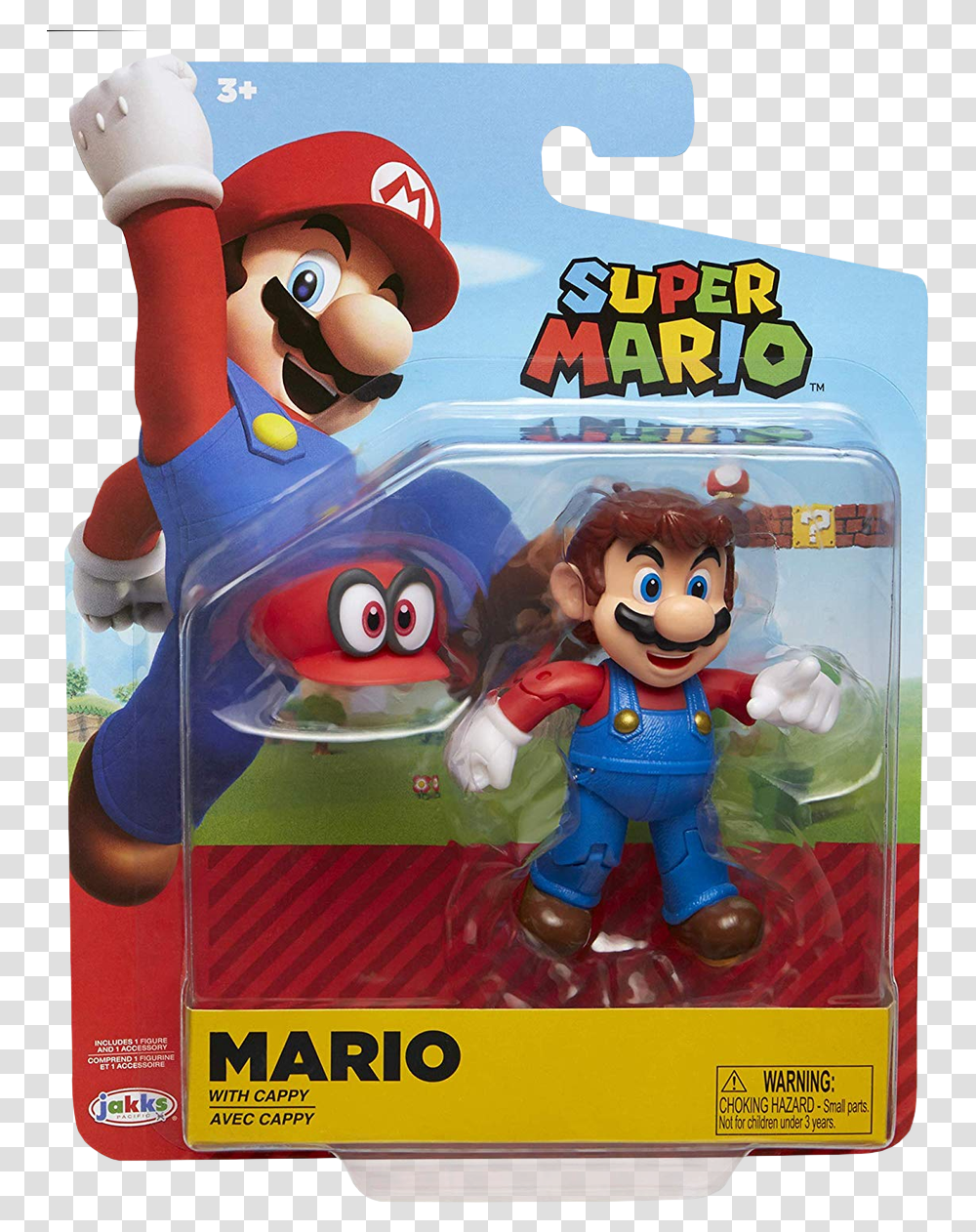 Mario With Cappy 4 Action Figure Super Mario Action Figure, Person Transparent Png