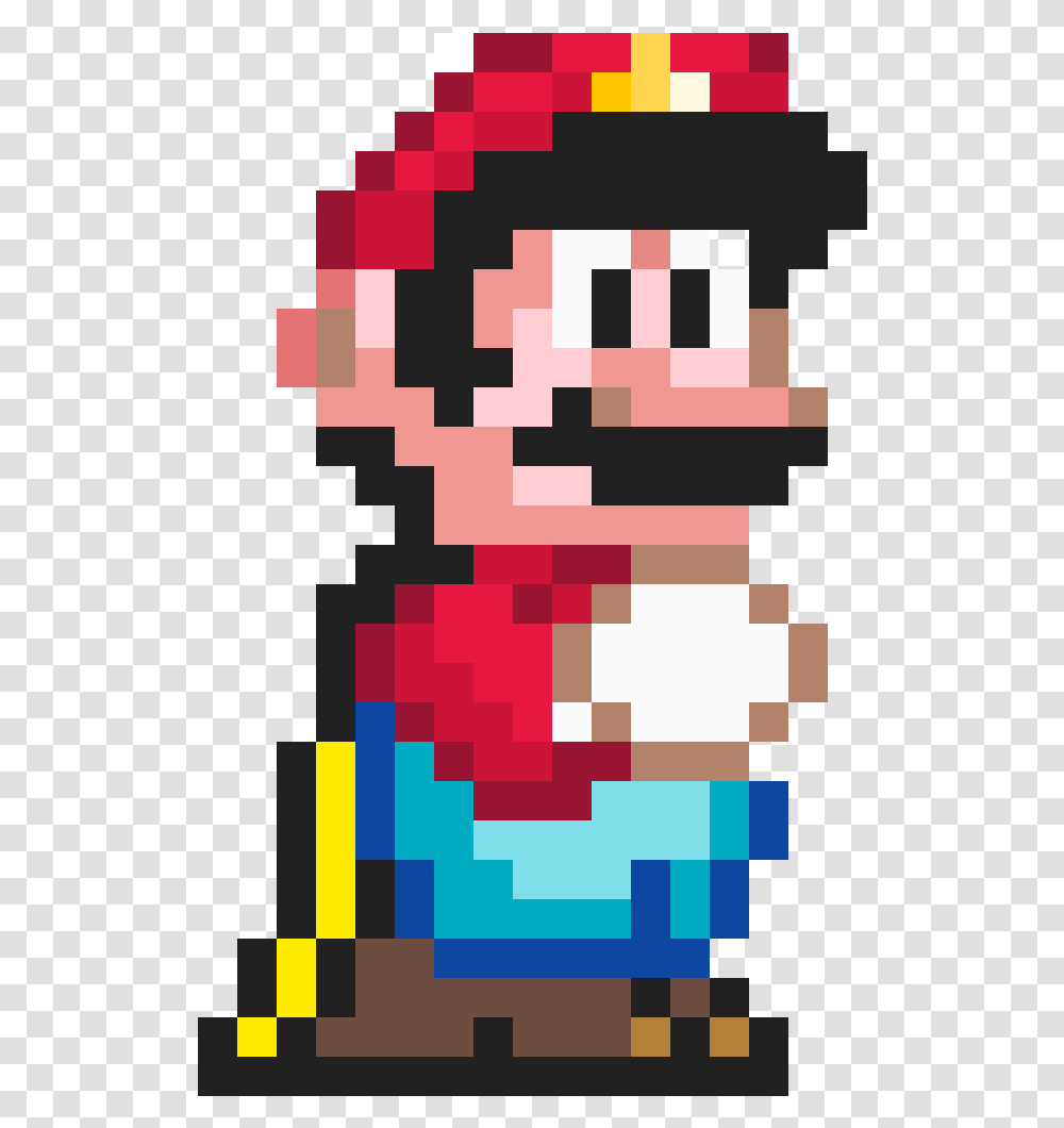Mario World Luigi Sprite Super Mario World Mario, Rug, Minecraft Transparent Png