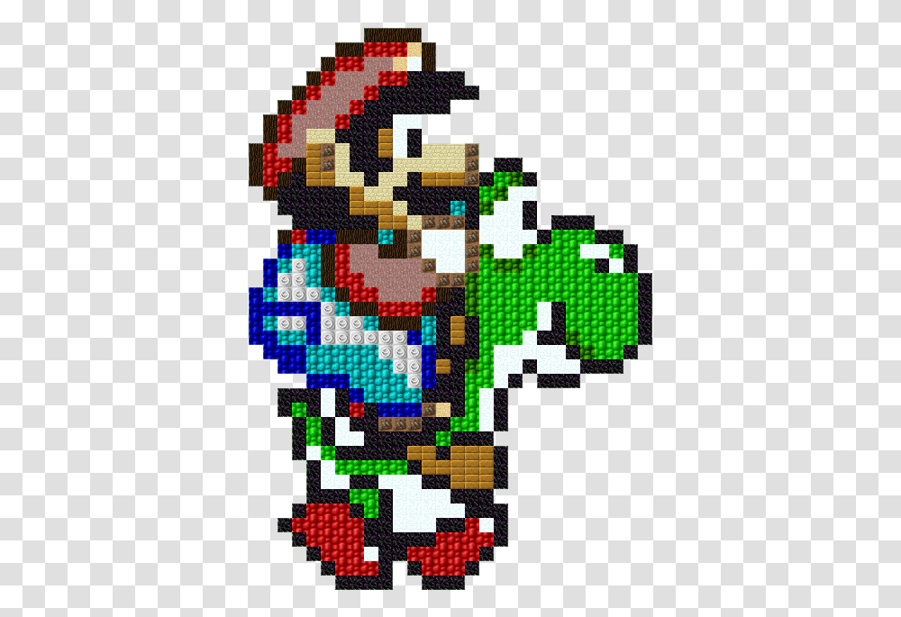 Mario World Yoshi, Rug, Pac Man, Pattern Transparent Png