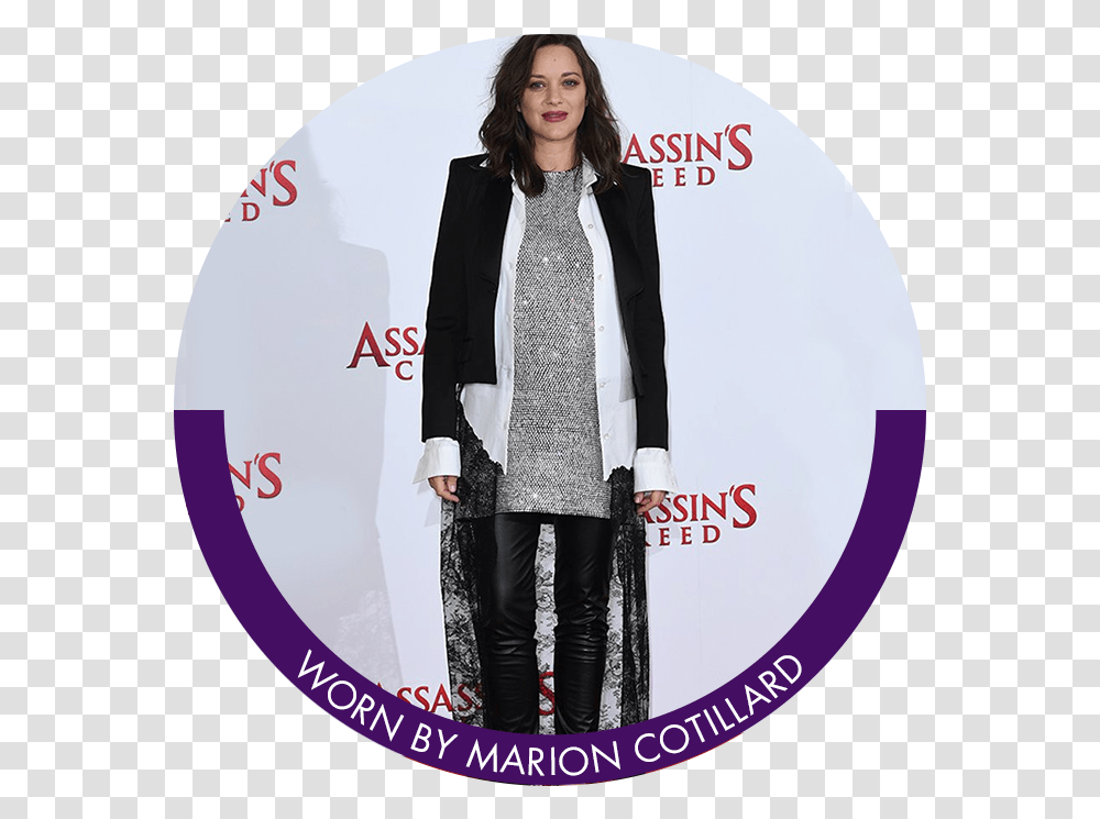 Marion Cotillard Leather Ass, Coat, Person, Jacket Transparent Png