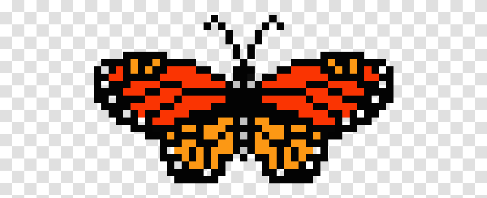 Mariposa Monarca En Punto De Cruz, Pac Man Transparent Png