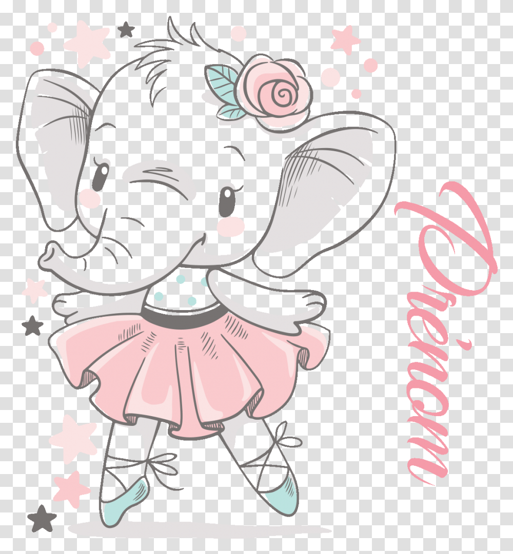 Mariposas Volando Cute Baby Elephant Pictures Cartoon, Poster, Floral Design Transparent Png