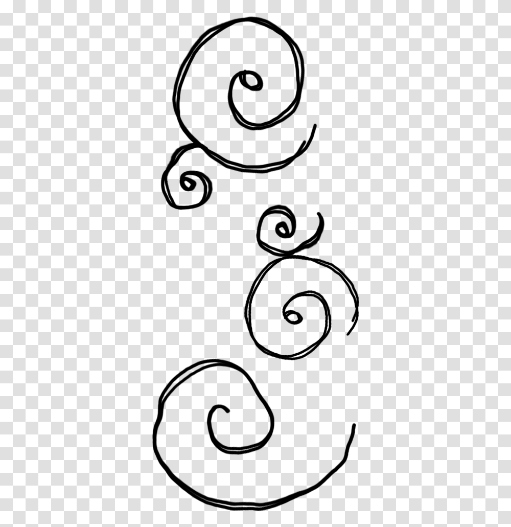 Marisa Lerin Hand Drawn Swirl Doodles Asset Black Swirl Lines Background, Gray, World Of Warcraft Transparent Png