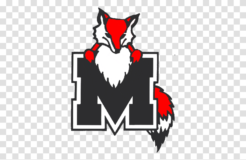 Marist Red Foxes Primary Logo Marist Red Fox Logo, Label, Text, Poster, Animal Transparent Png