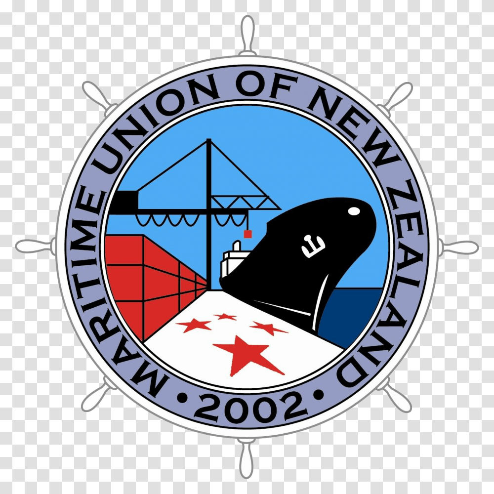 Maritime Union Of New Zealand, Logo, Trademark, Badge Transparent Png