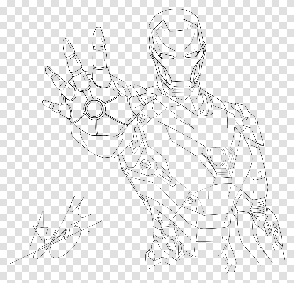 Mark Civil War Armour Sketch, Person, Human, Knight, Silhouette Transparent Png