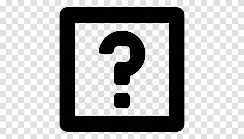 Mark Question Icon, Number, Piano Transparent Png