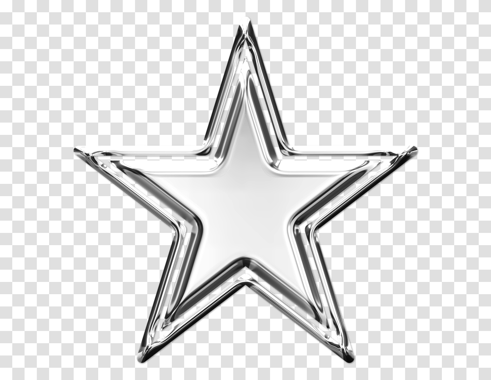 Mark Rank Silver Star Icon Britain's Got Talent Star Estrellas De Plata, Sink Faucet, Symbol, Star Symbol, Emblem Transparent Png