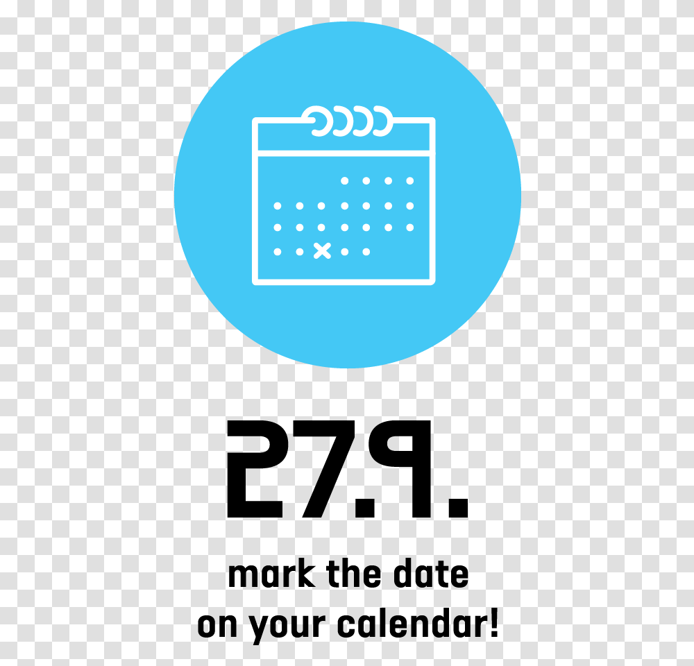Mark The Date On Your Calendar Circle, Furniture, Texture, First Aid Transparent Png