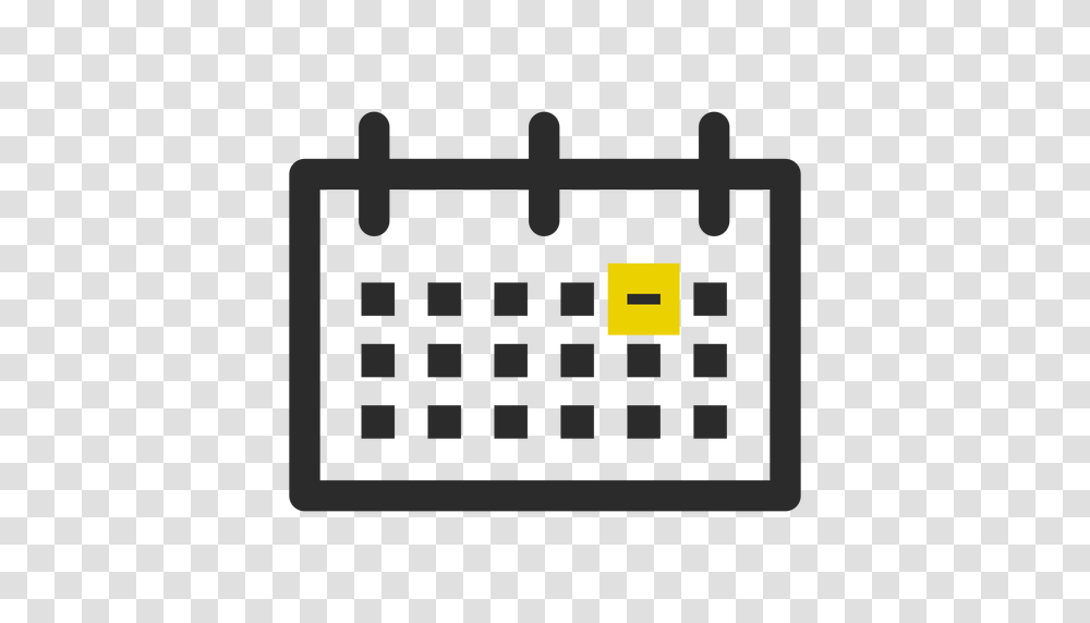 Marked Date Colored Stroke Icon, Cross, Pac Man Transparent Png